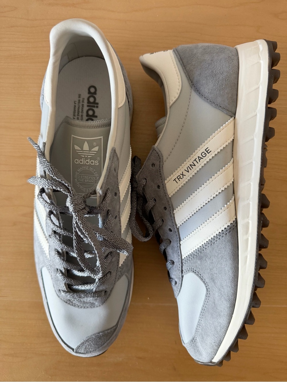 Adidas Originals Grey White TRX Vintage Sneakers Trainers Shoes IG5070 10 US